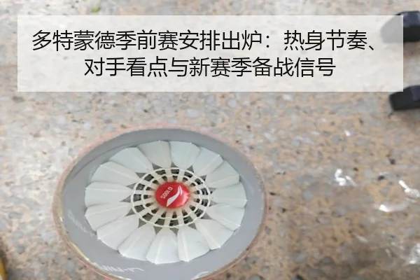 多特蒙德季前赛安排出炉：热身节奏、对手看点与新赛季备战信号